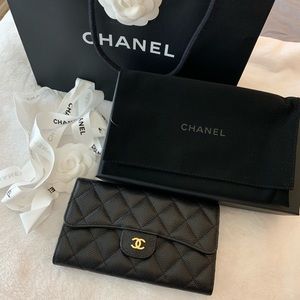 Chanel Classic Flap Wallet GHW